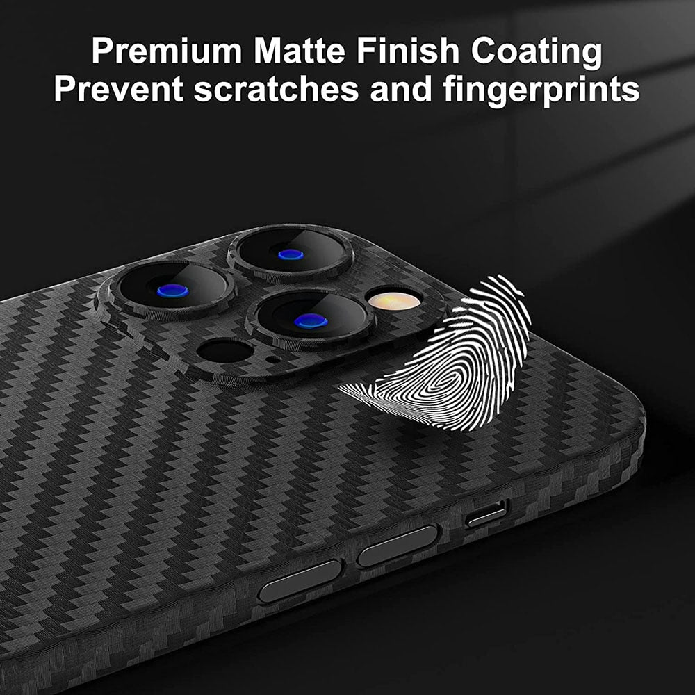 Lisslune | 0.3mm Ultra Thin Texture Matte Hard Shell For iPhone