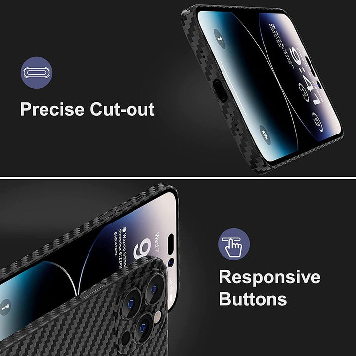 Lisslune | 0.3mm Ultra Thin Texture Matte Hard Shell For iPhone
