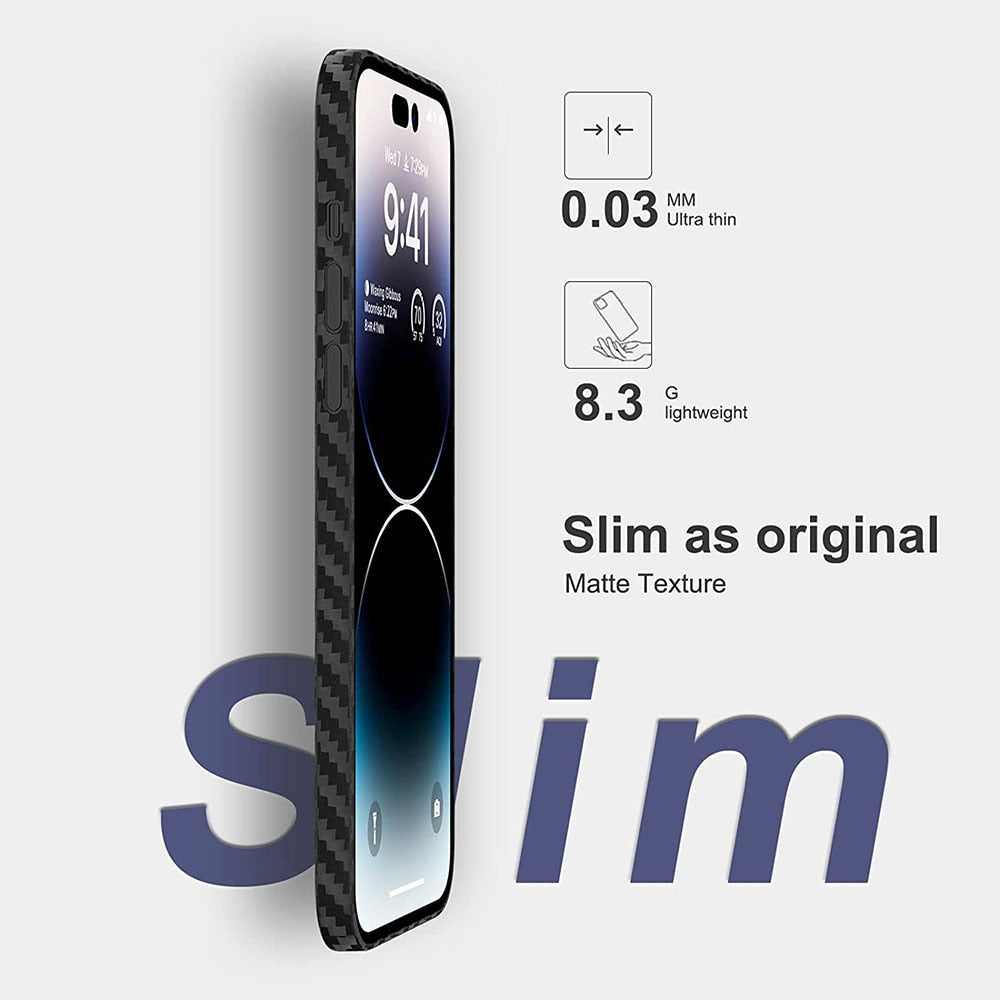 Lisslune | 0.3mm Ultra Thin Texture Matte Hard Shell For iPhone