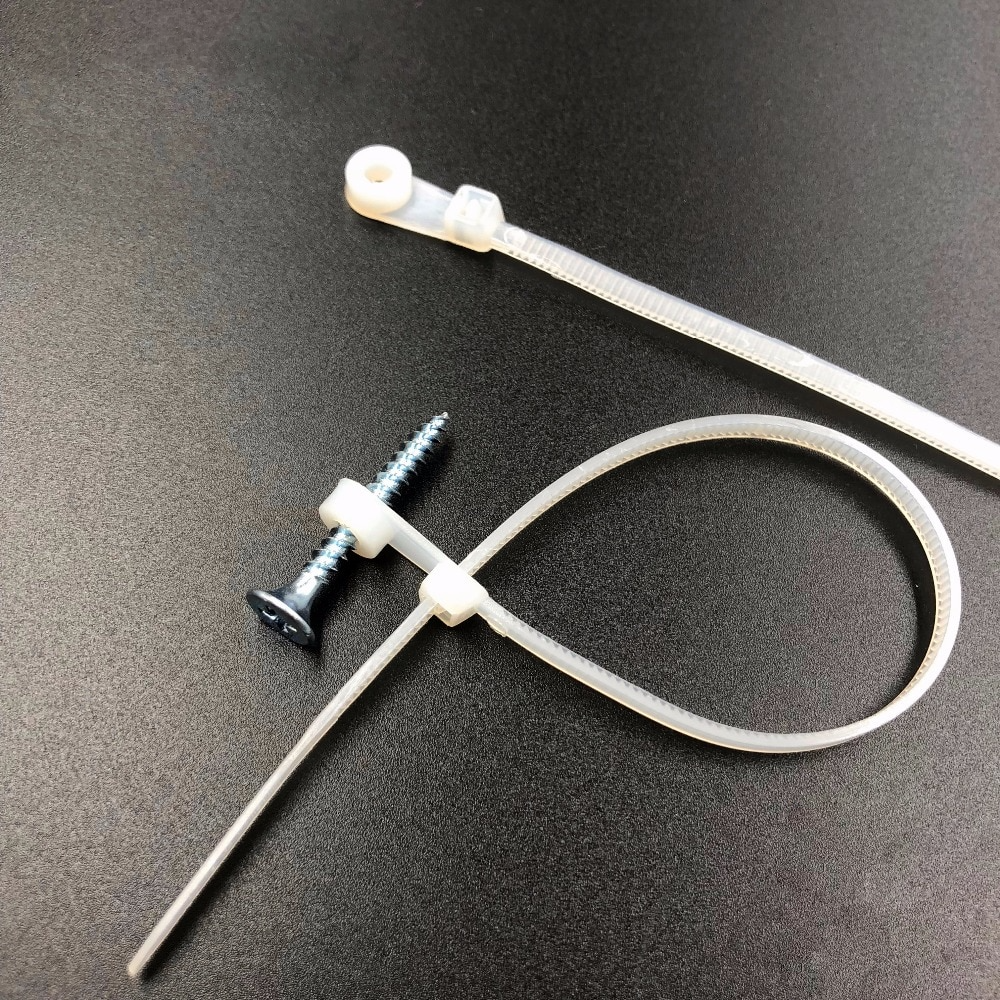 Lisslune | Mountable Self Locking Plastic Cable Ties