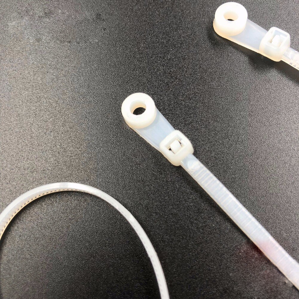 Lisslune | Mountable Self Locking Plastic Cable Ties
