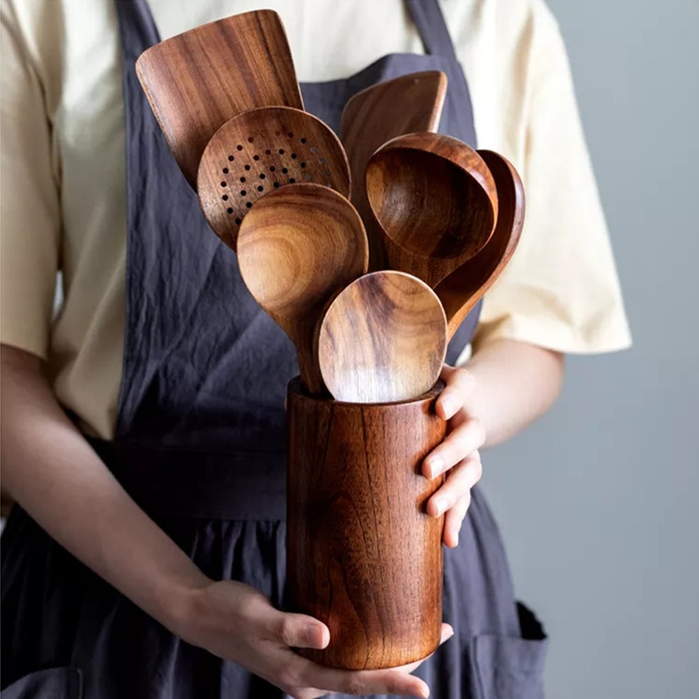 Lisslune | EcoChef - Teakwood Tableware Set