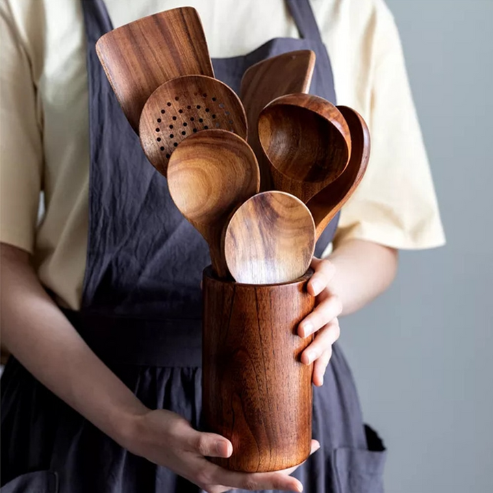 Lisslune | EcoChef - Teakwood Tableware Set