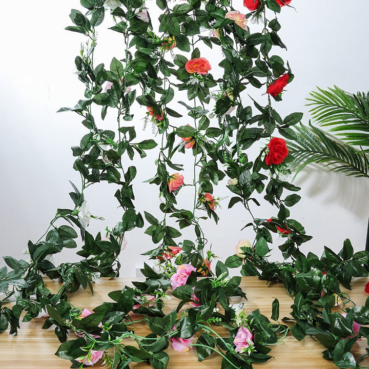 Lisslune | Artificial Rose Hanging Wall Decoration