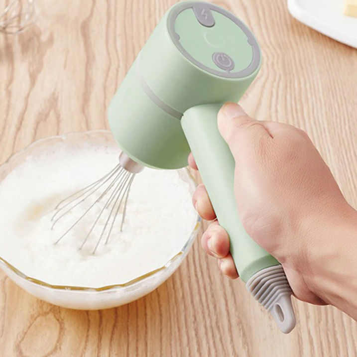 Lisslune | 3in1 Pastel Rechargeable Automatic Kitchen Blender