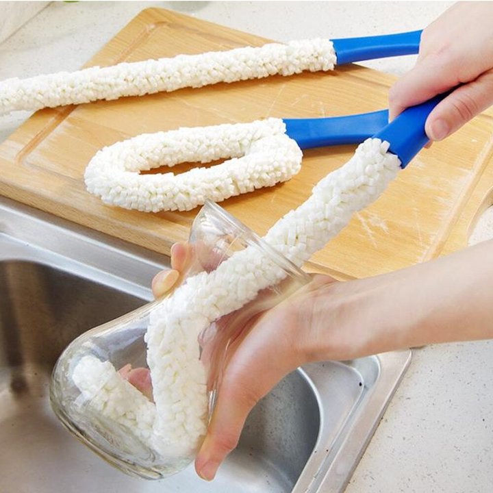 Lisslune | Long Handle Bendable Bottle Cleaning Brush