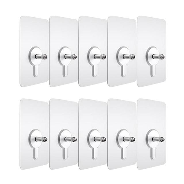 Lisslune | Non-perforating, non-marking screw stickers, 10 pieces