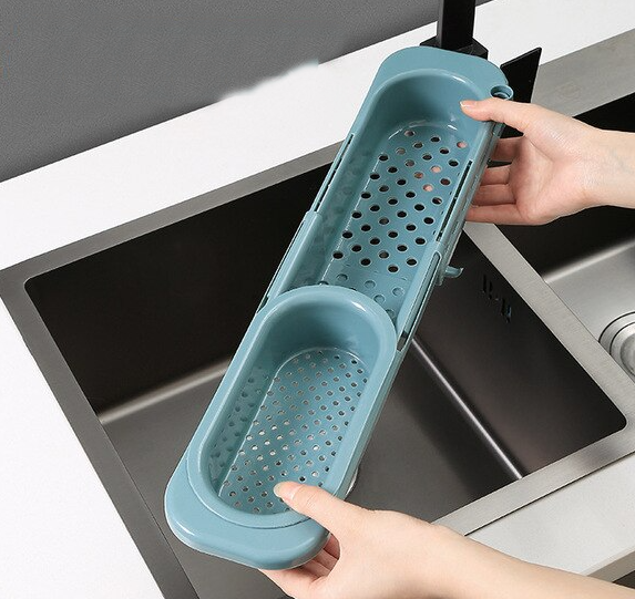 Lisslune | Kitchen Retractable Sink Rack Organizer