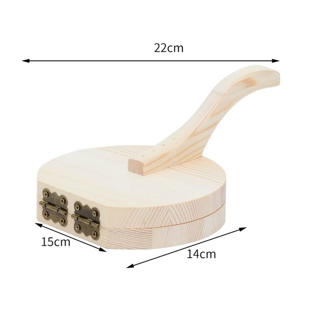 Lisslune | Wooden Mini Dough Pressing Tool Presser