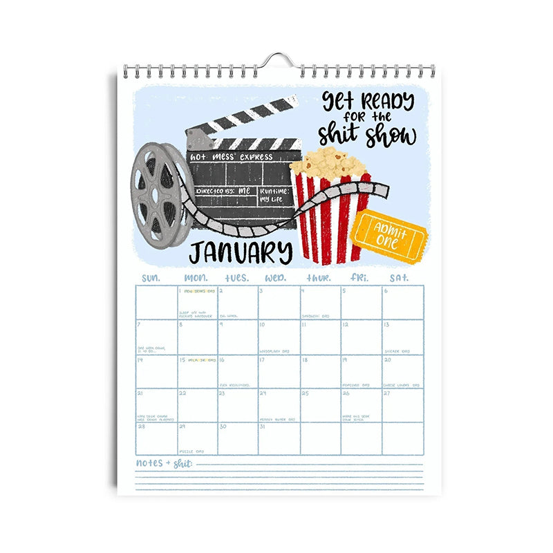 Lisslune | HERE WE GO AGAIN DAMN IT 2025 CALENDAR