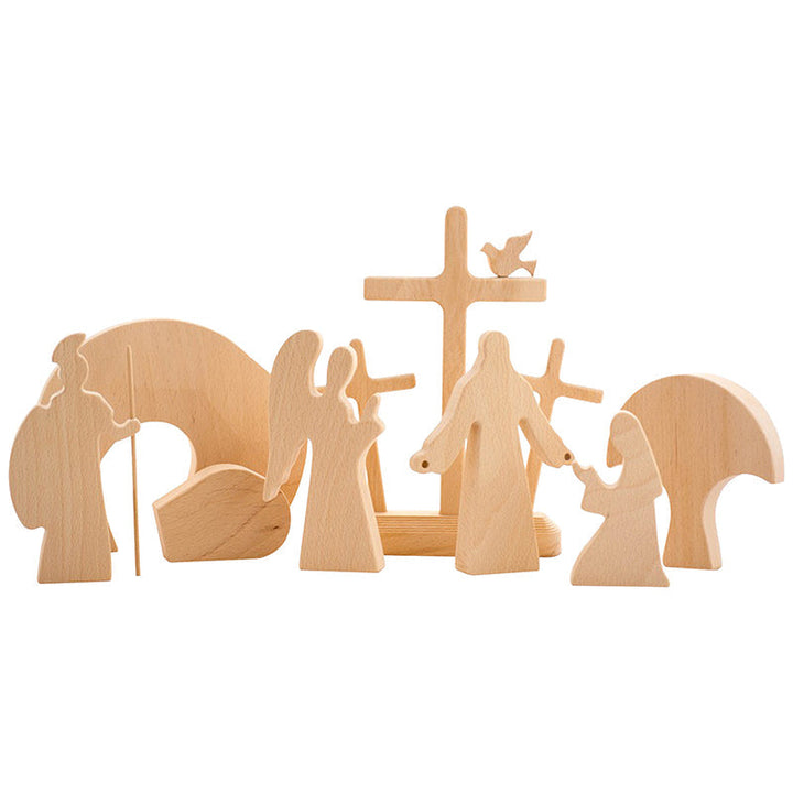 Lisslune | Easter Scene Wood Decoration
