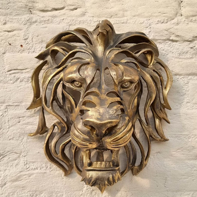 Lisslune | Lion Head Wall Art