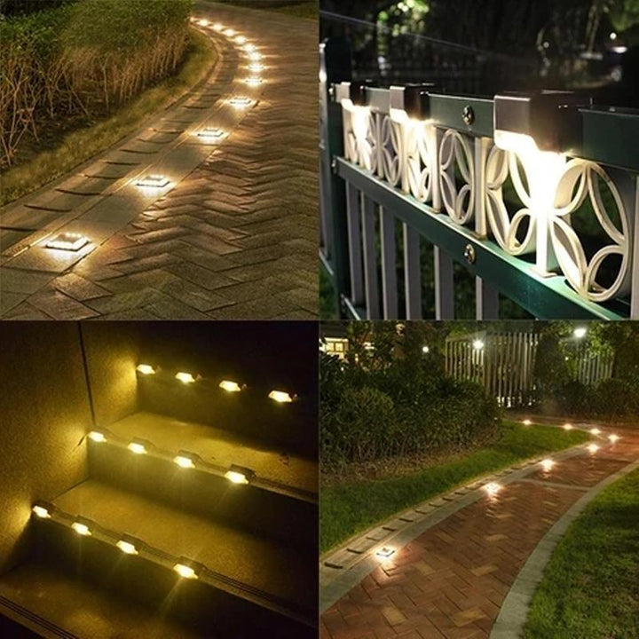 Lisslune | Waterproof Outdoor Solar Deck Lights