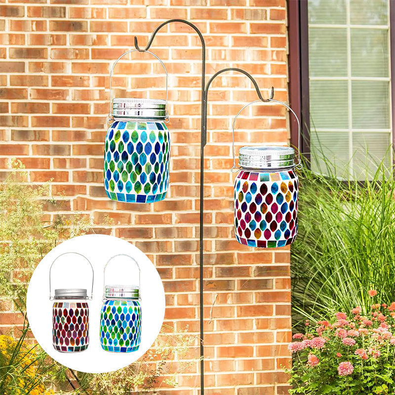 Lisslune | Mosaic Waterproof Solar Night Lanterns