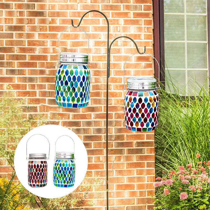 Lisslune | Mosaic Waterproof Solar Night Lanterns