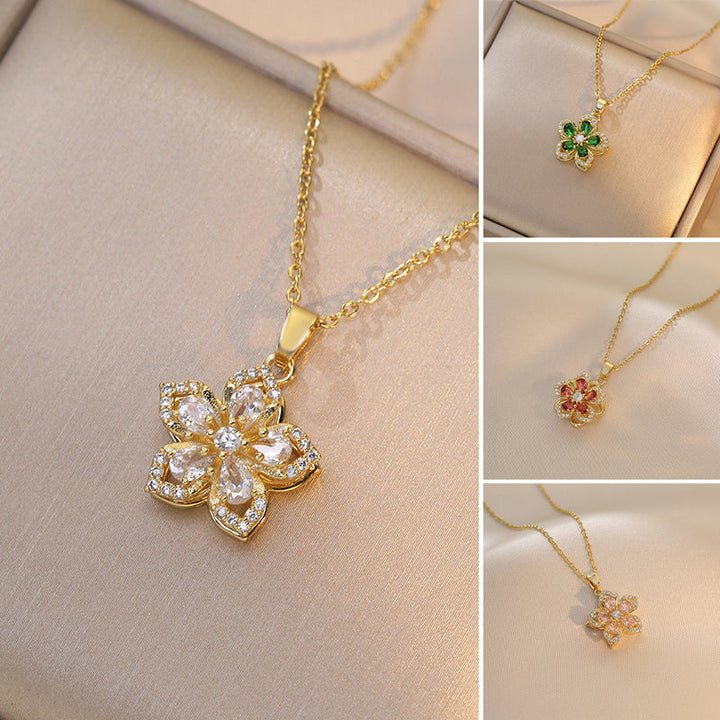 Lisslune | Rotating Bauhinia Necklace