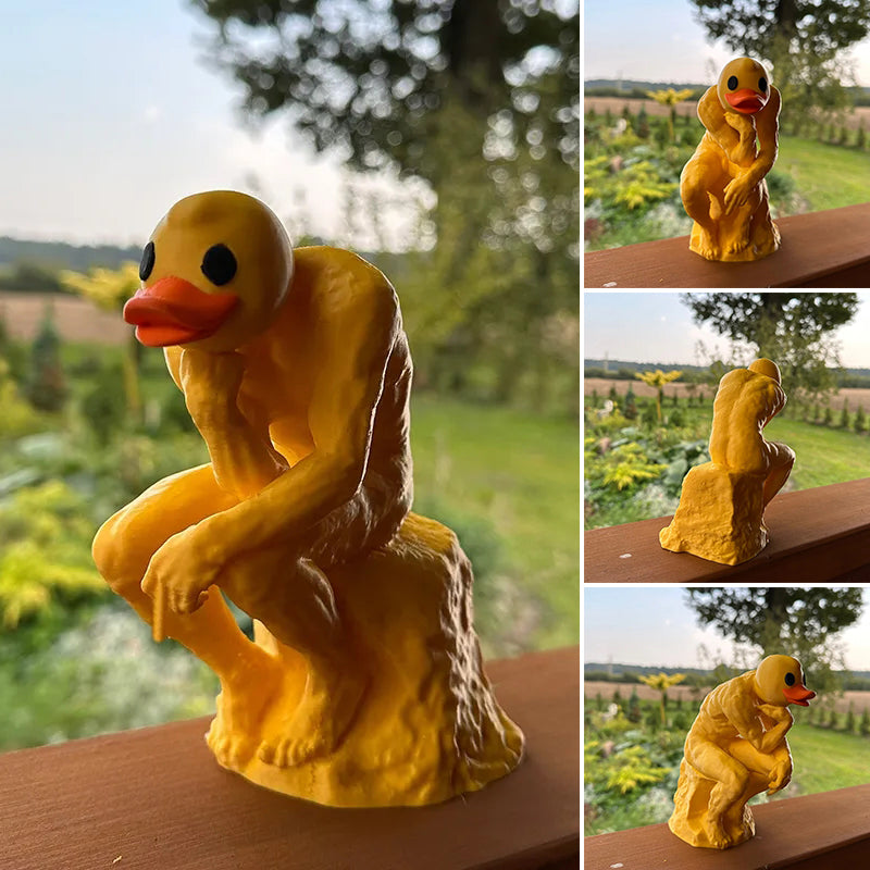 Lisslune | New funny thinker middle-finger duck
