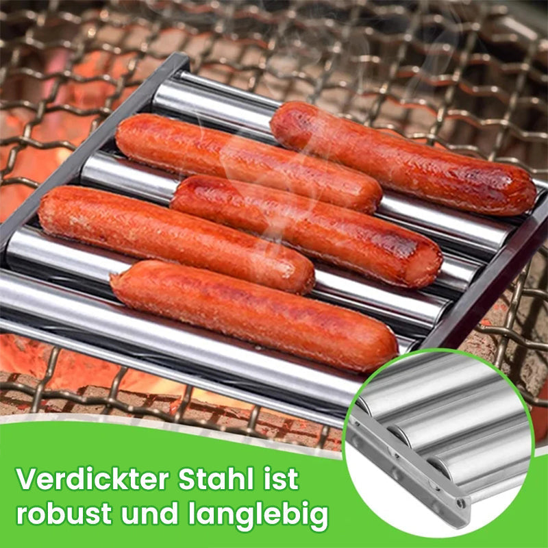 Lisslune | Hotdog Roller Sausage Bun Stand made of Stainless Steel