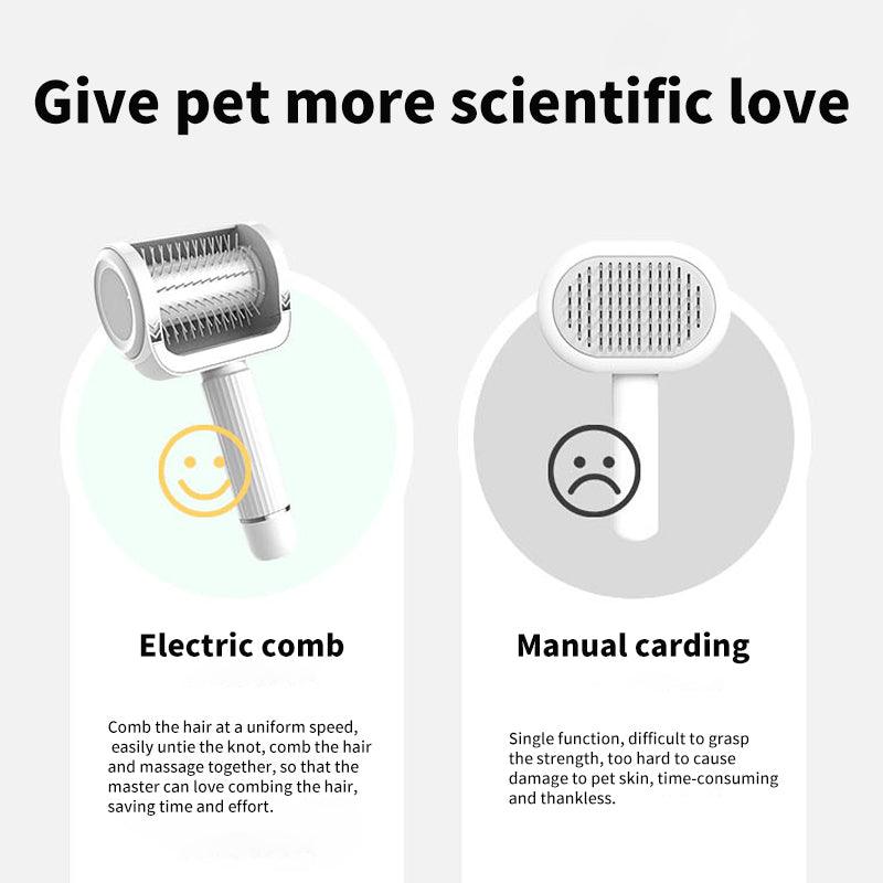Lisslune | Smart automated pet care comb with relaxing massage and effortless hair removal