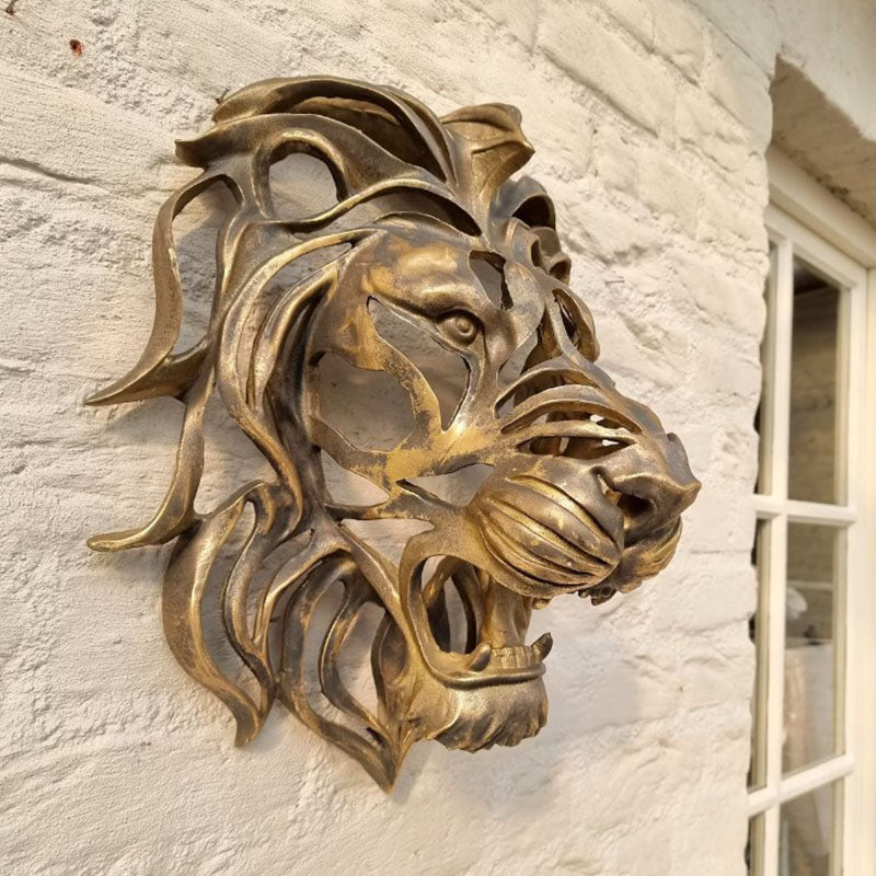 Lisslune | Lion Head Wall Art