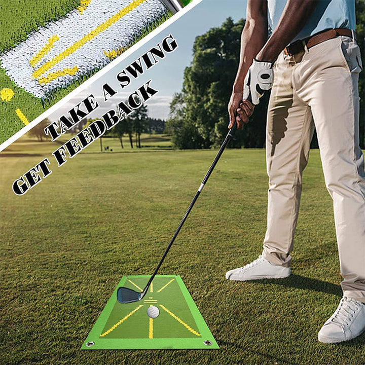 Lisslune | Golf Training Mat for Swing Detection Hitting