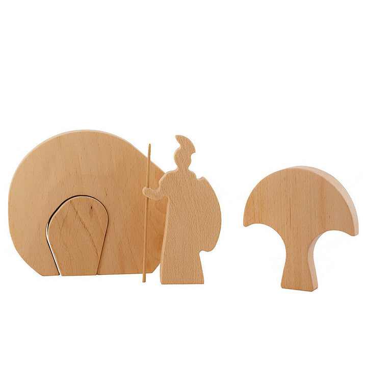 Lisslune | Easter Scene Wood Decoration