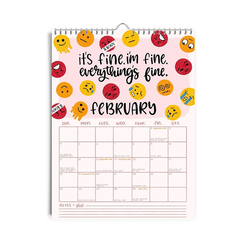 Lisslune | HERE WE GO AGAIN DAMN IT 2025 CALENDAR