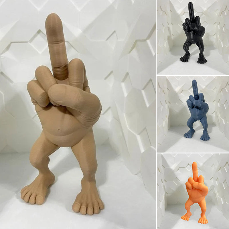 Lisslune | Middle Finger Figure with Legs