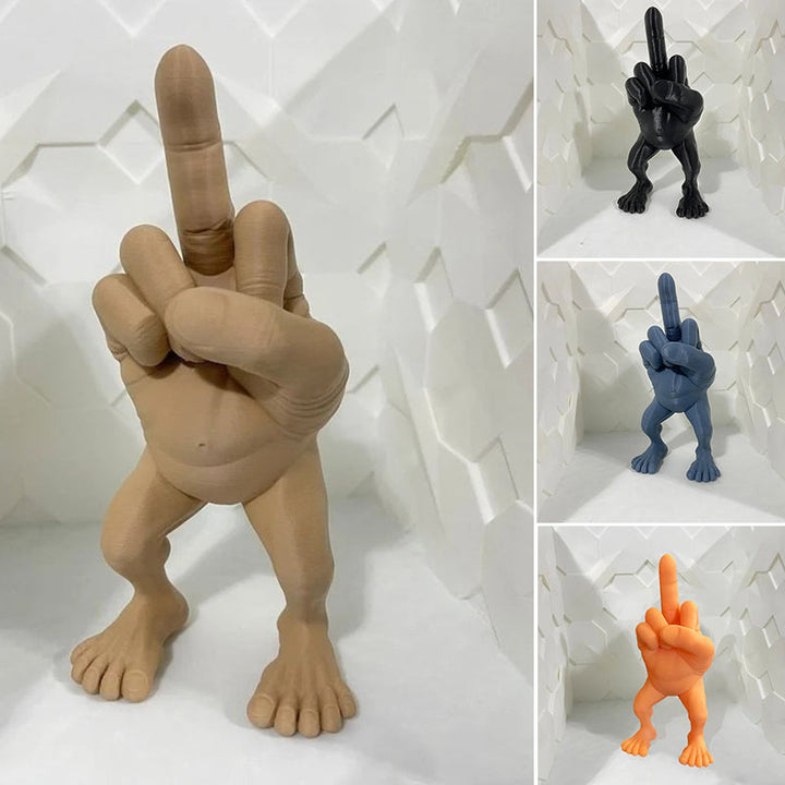 Lisslune | Middle Finger Figure with Legs