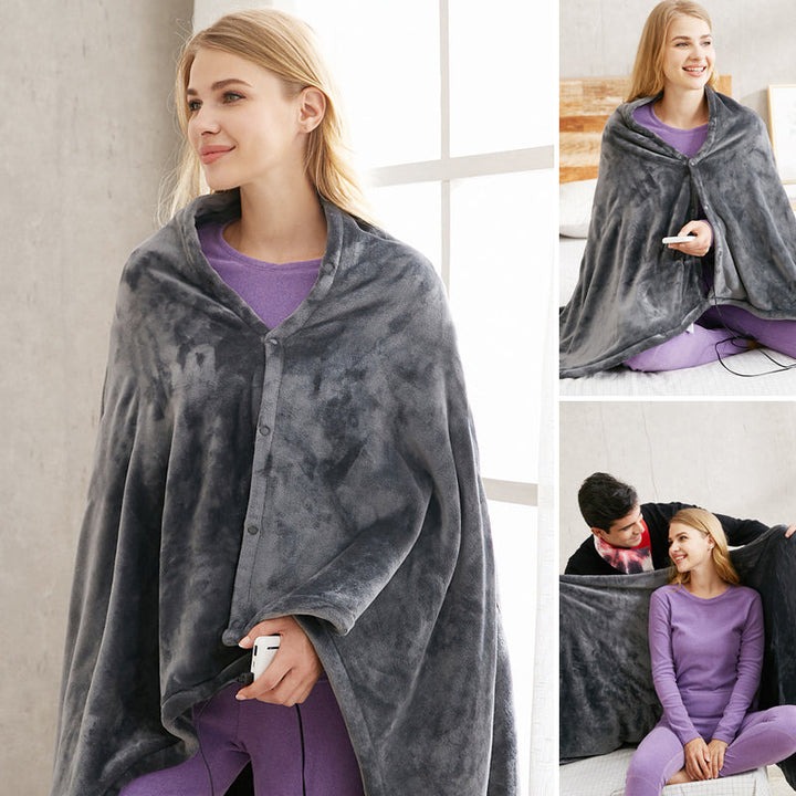 Lisslune | USB Heating Warm Shoulders - Electric Heating Plush Blanket