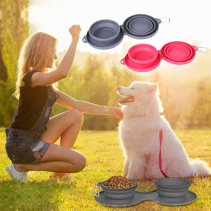 Lisslune | Pawfun Travel Dog Dinner Set