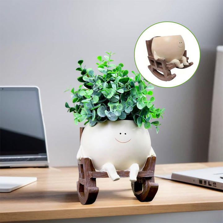Lisslune | Smiley Face Plant Pot