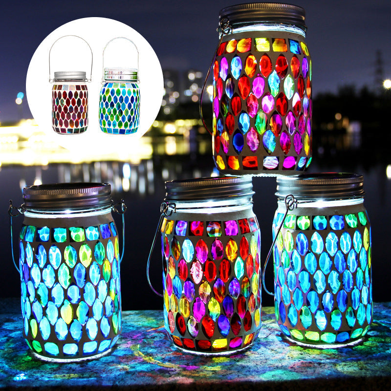 Lisslune | Mosaic Waterproof Solar Night Lanterns