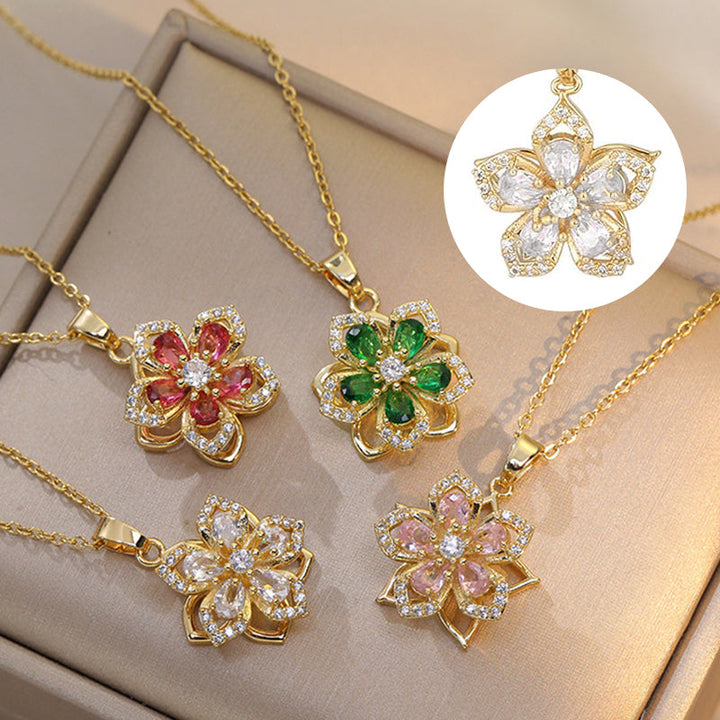 Lisslune | Rotating Bauhinia Necklace