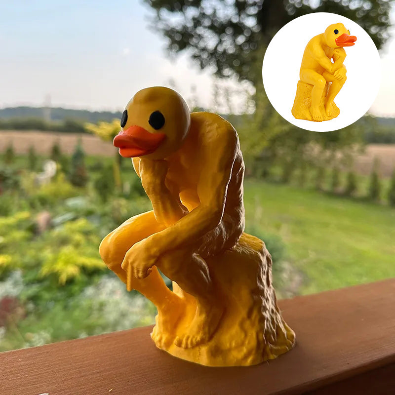 Lisslune | New funny thinker middle-finger duck