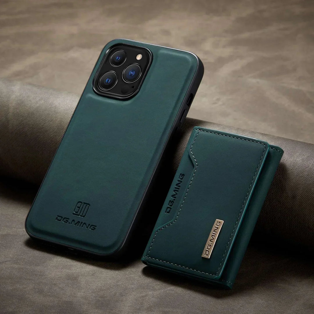 Lisslune | 2 in 1 detachable leather wallet case for iPhone