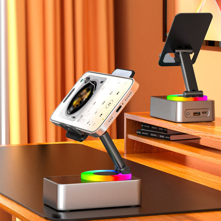 Lisslune | Phone stand with Bluetooth audio speaker