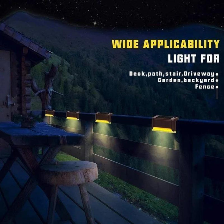 Lisslune | Waterproof Outdoor Solar Deck Lights