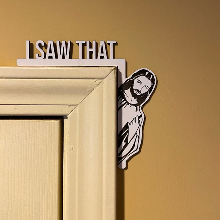 Lisslune | Funny Jesus Door Frame Decoration