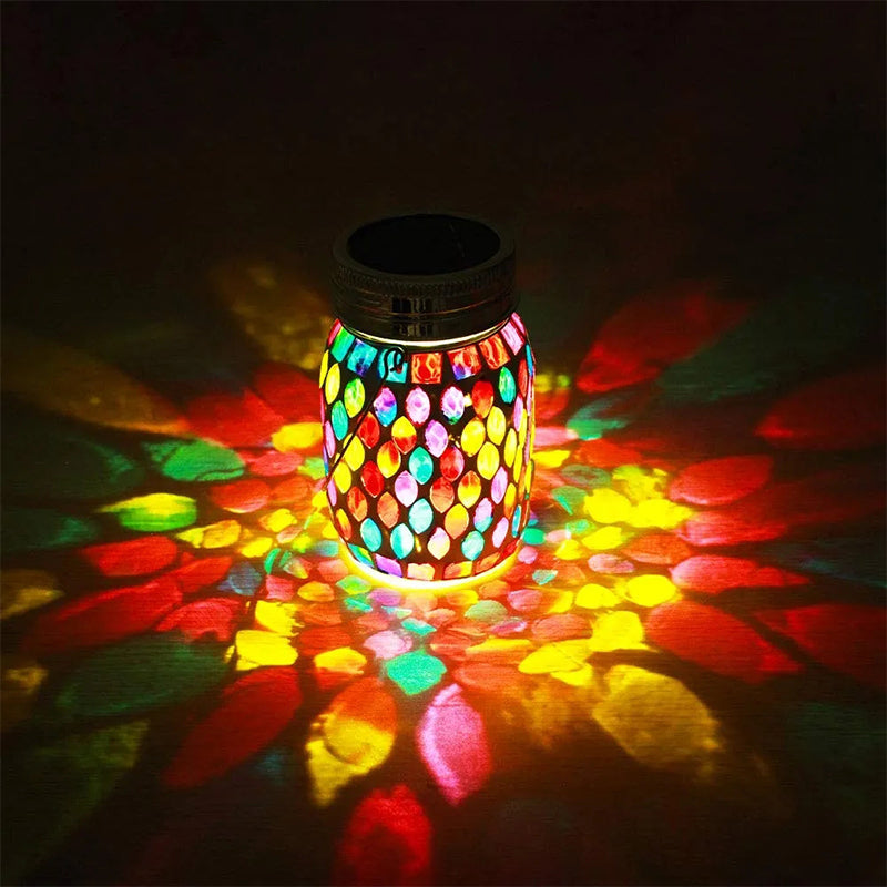 Lisslune | Mosaic Waterproof Solar Night Lanterns