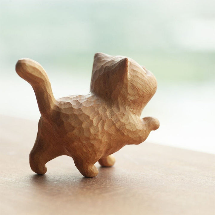 Lisslune | Small cute wooden cat