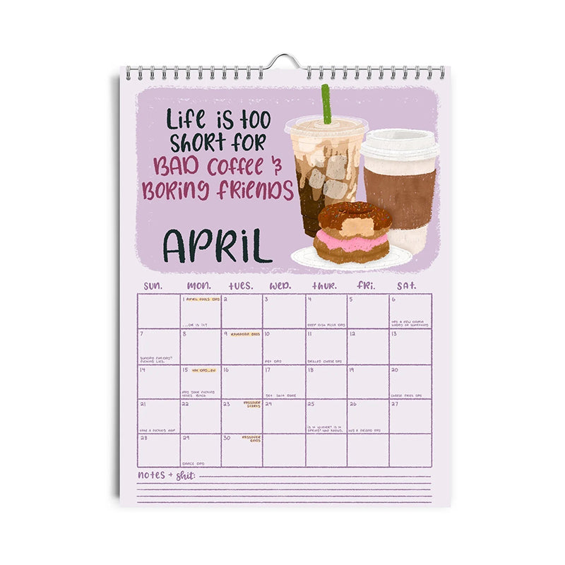 Lisslune | HERE WE GO AGAIN DAMN IT 2025 CALENDAR