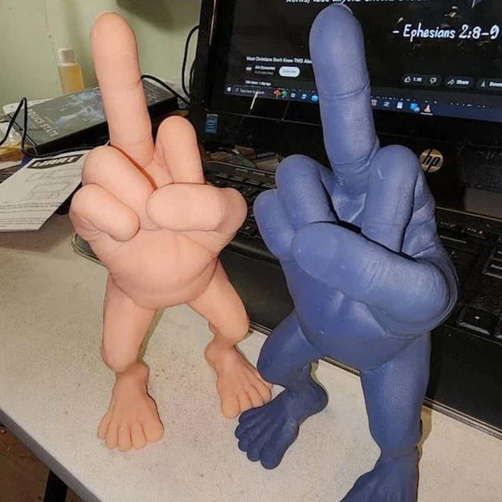 Lisslune | Middle Finger Figure with Legs