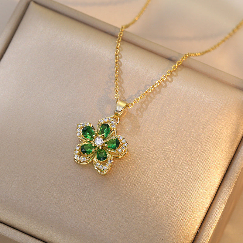 Lisslune | Rotating Bauhinia Necklace