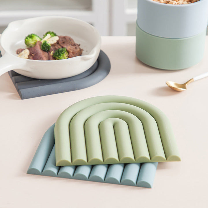 Lisslune | Rainbow Silicone Table Mat Coaster