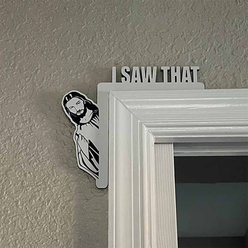 Lisslune | Funny Jesus Door Frame Decoration