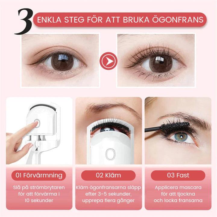 Lisslune | Newly improved electric eyelash curler