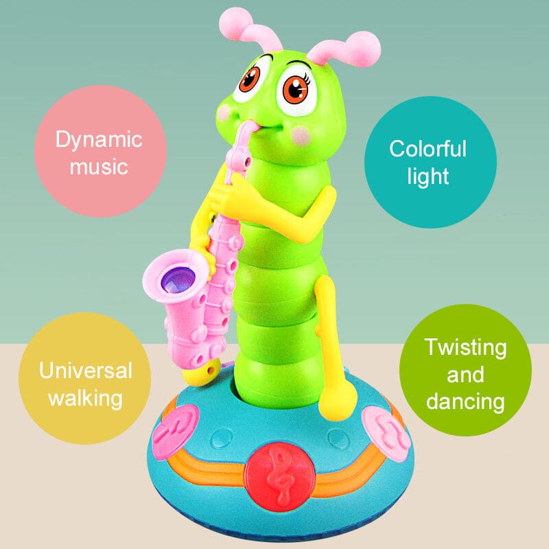 Lisslune | Children's Electric Caterpillar Saxophone Toy