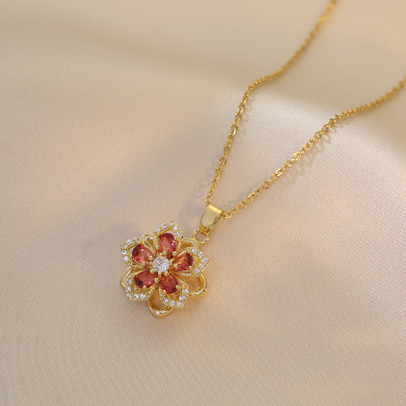 Lisslune | Rotating Bauhinia Necklace