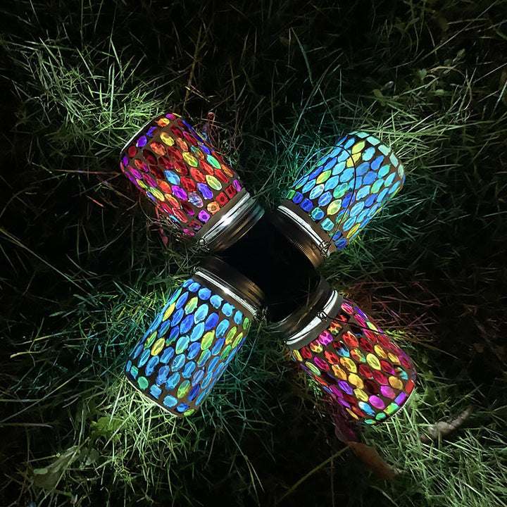 Lisslune | Mosaic Waterproof Solar Night Lanterns